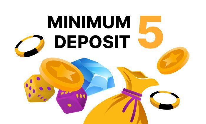 Best 5 minimum deposit online casinos Canada