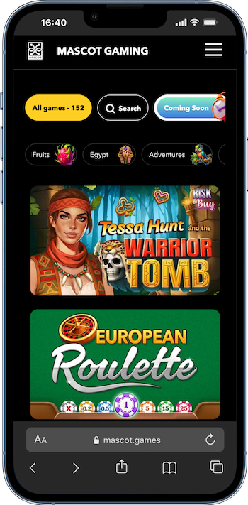Mascot Gaming casinos