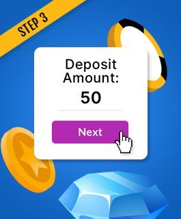 Select the deposit amount at an online casino Webmoney