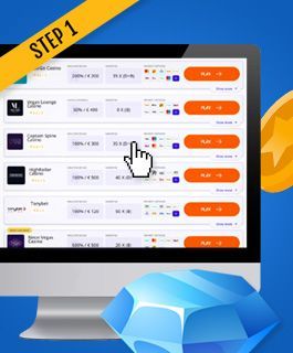 Selecting a casino in Ireland from a casino comparison list made by experts.