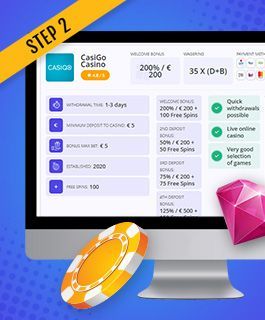 Check the terms of the casino bonus with a €10 deposit